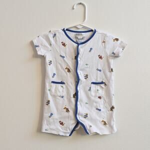 Ralph Lauren Romper Baby Boys Sz 6m Polo Bear Preppy
